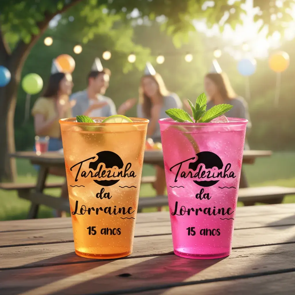 Copos Caldereta personalizados Tardezinha